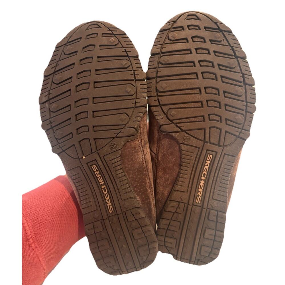 Skechers Shoes Womens Brown Wayfarer Relaxed Fit Loafers Leather Low 44727 Sz 6 - Picture 5 of 7